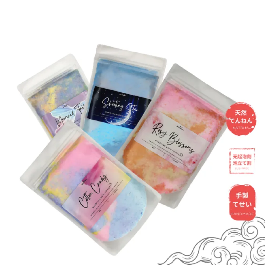 🌸SENTAKU🌸 Bubbling Bath Powder 80g/150g (SLS free)