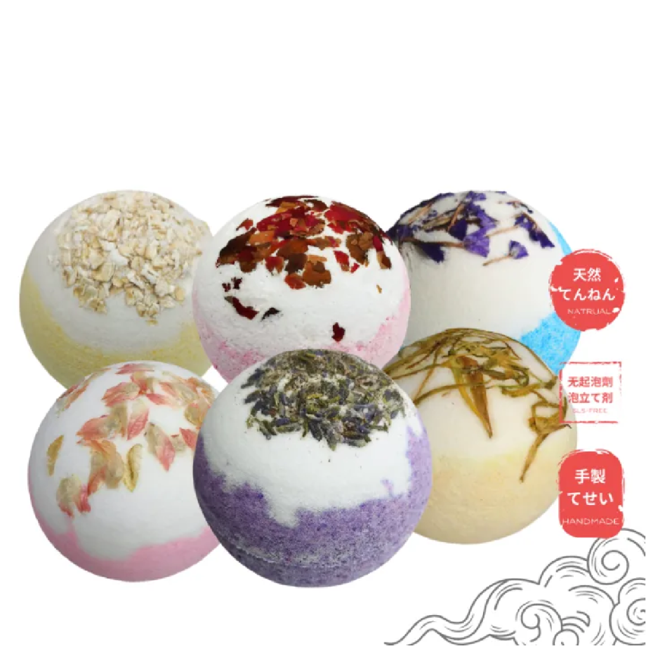 🌸SENTAKU🌸Fizzy Petals Bath Bomb 80g-120g