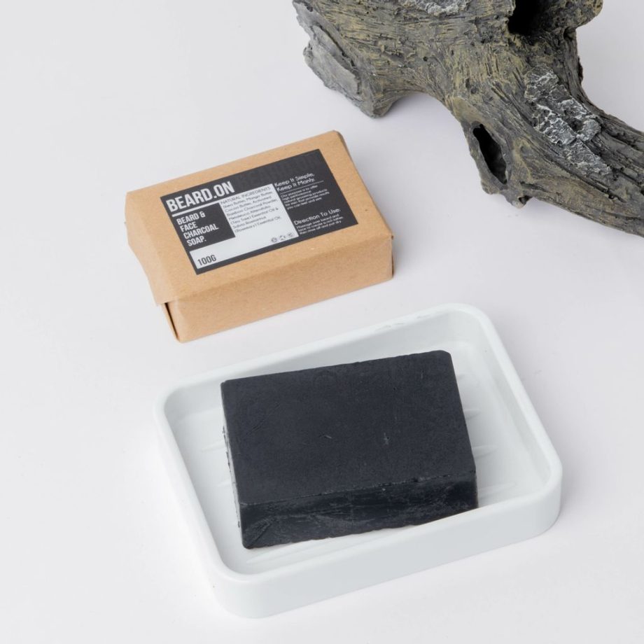 Beard.On Beard & Face Charcoal Soap 100g