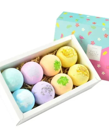 8pcs Bath Bombs Body Cleaner Multi-color Essential Oils Bath Salt Ball