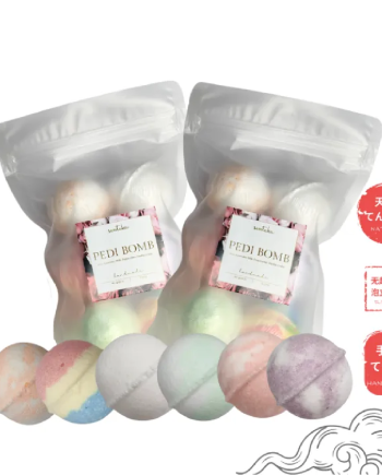 🌸SENTAKU🌸 Fizzy Foot Spa Pedi Bomb Pedicure Foot Ball Set 40g/6pcs